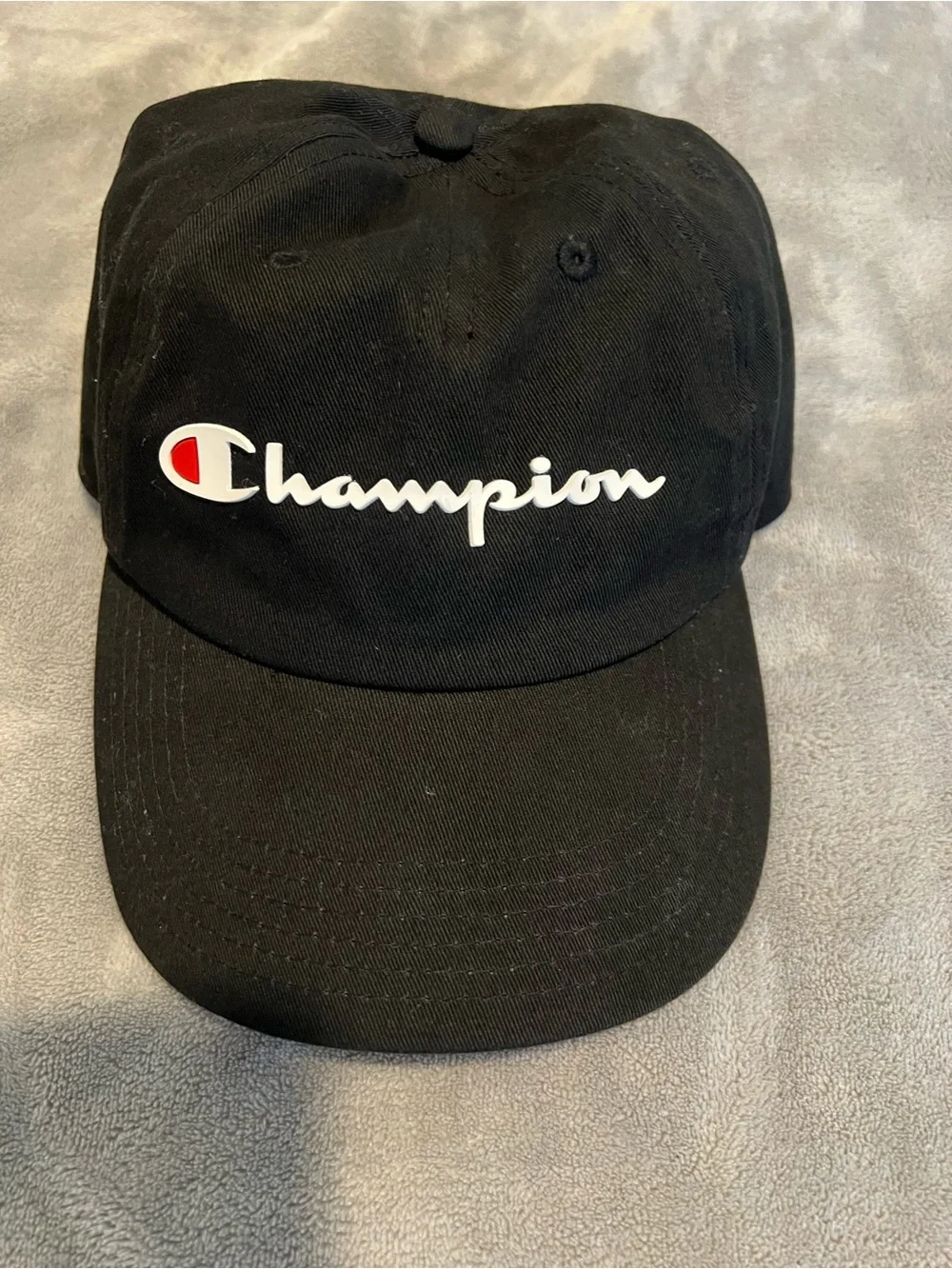 Black Champion baseball cap